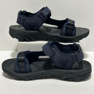 Men's Nautica Alastor Sandals Navy Blue Black US Size 10 NWOB